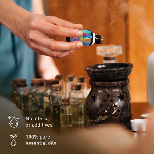 Pursonic Himalayan Salt Diffuser & 14 Pack Essential Oils Set In Multicolor