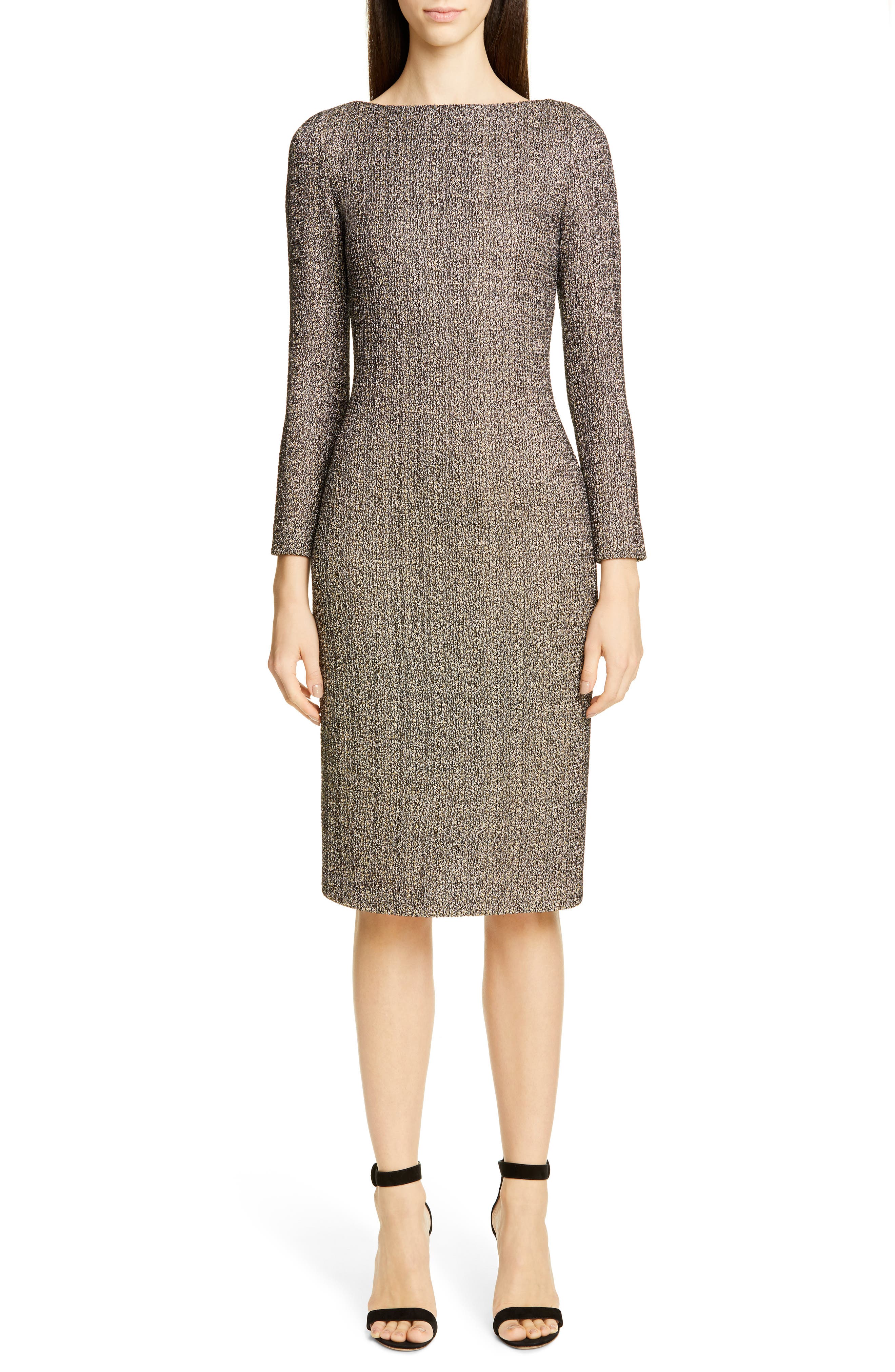 evening sweater dress