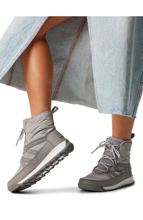 Sorel Whitney Ii Waterproof Snow Boot In Chrome Grey/quarry