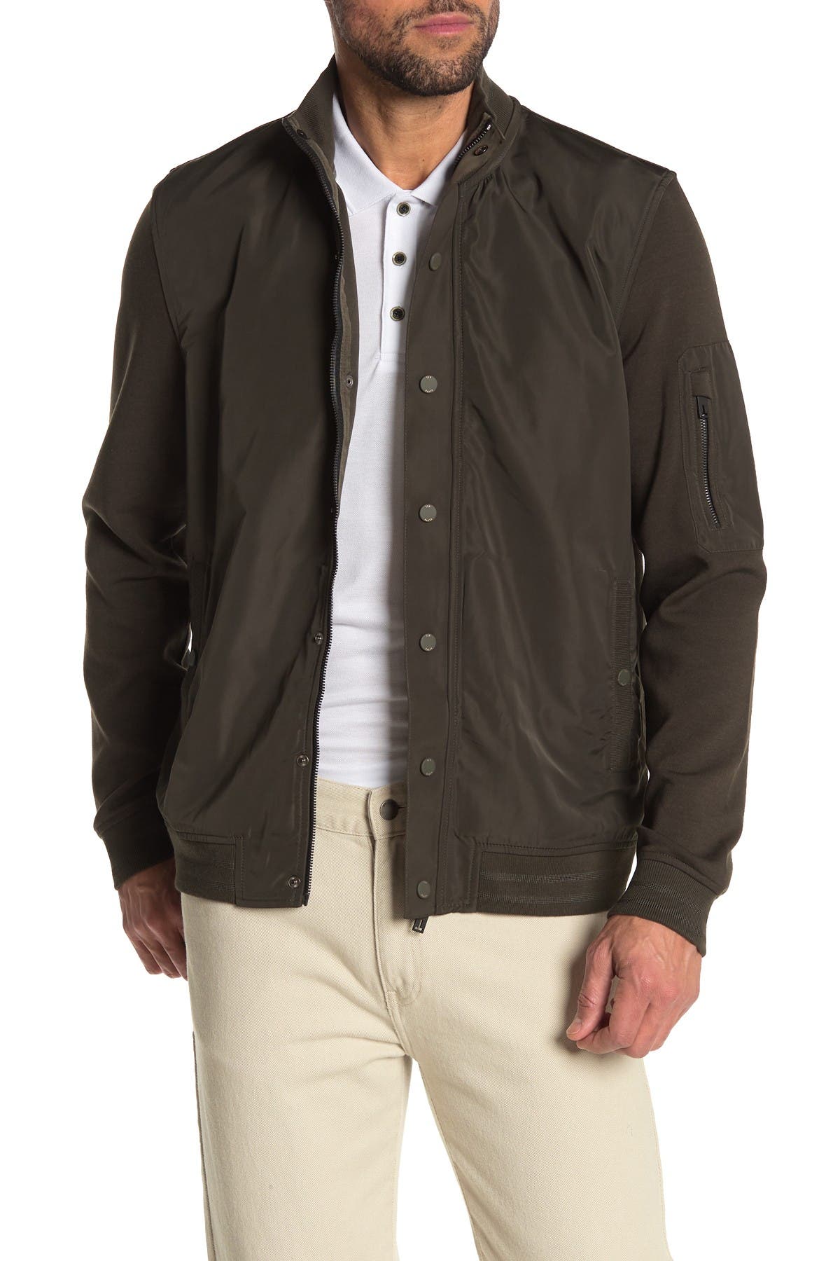 Ted Baker London Long Sleeve Funnel Neck Jacket Nordstrom Rack