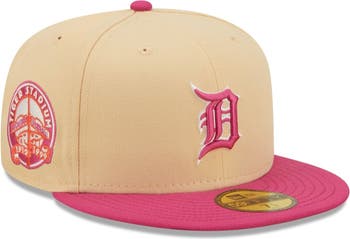 Men's New Era Orange/Pink Detroit Tigers Tiger Stadium Mango Passion 59FIFTY Fitted Hat