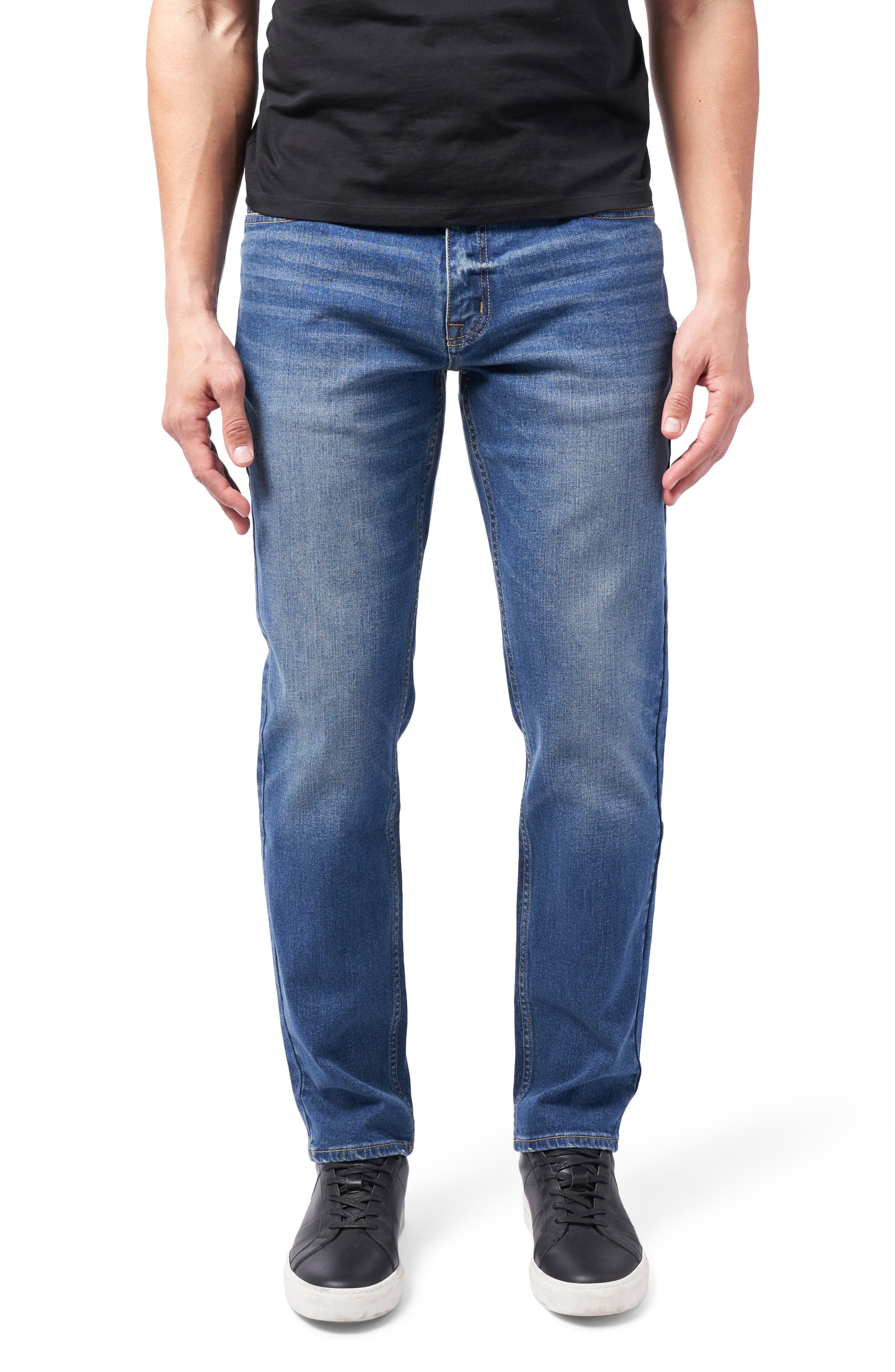 slim fit boot cut mens jeans