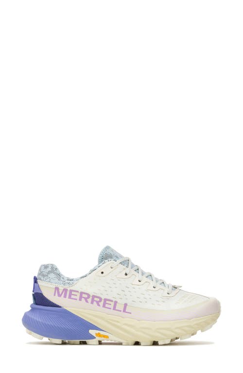 Shop Merrell Agility Peak 5 Trail Sneaker In Pastel/multi