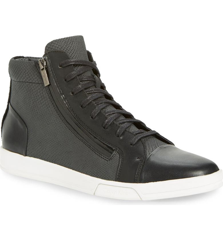 Calvin Klein 'Berke' Leather Sneaker (Men) | Nordstrom