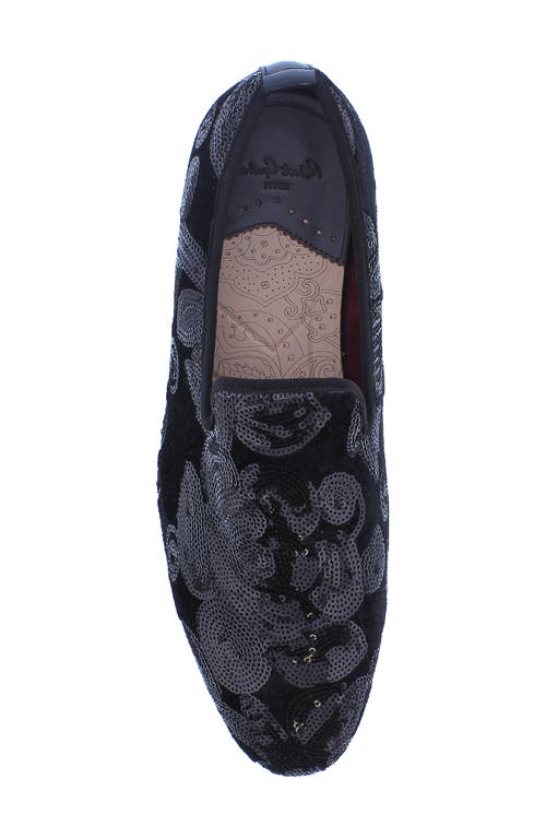 Robert Graham Kintsugi Dress Slippers In Black/blue
