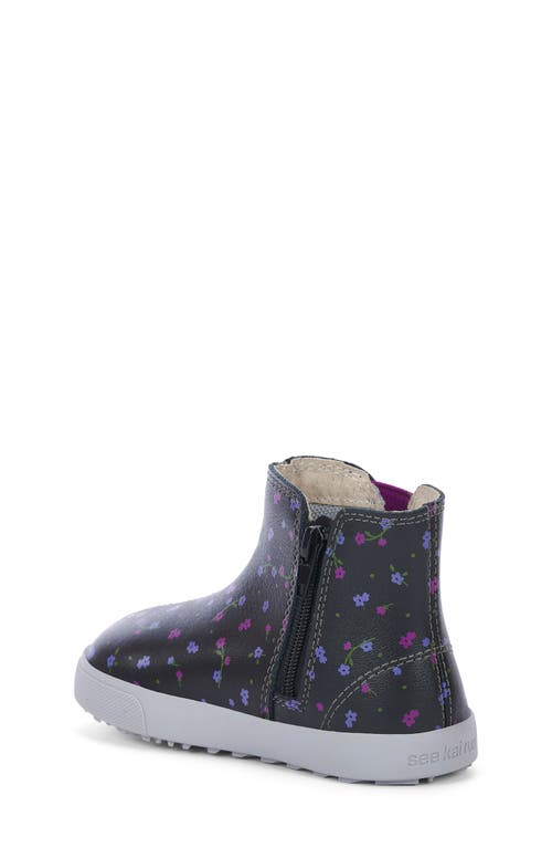 See Kai Run Kids' Keegan Ii High Top Sneaker In Black Floral