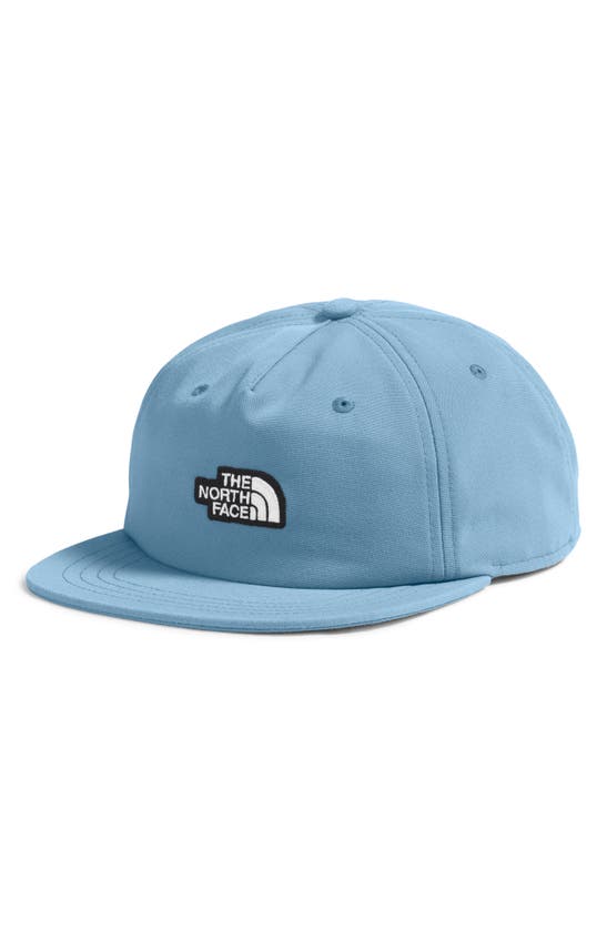 Shop The North Face 5-panel Recycled 66 Snapback Baseball Cap In Steel Blue