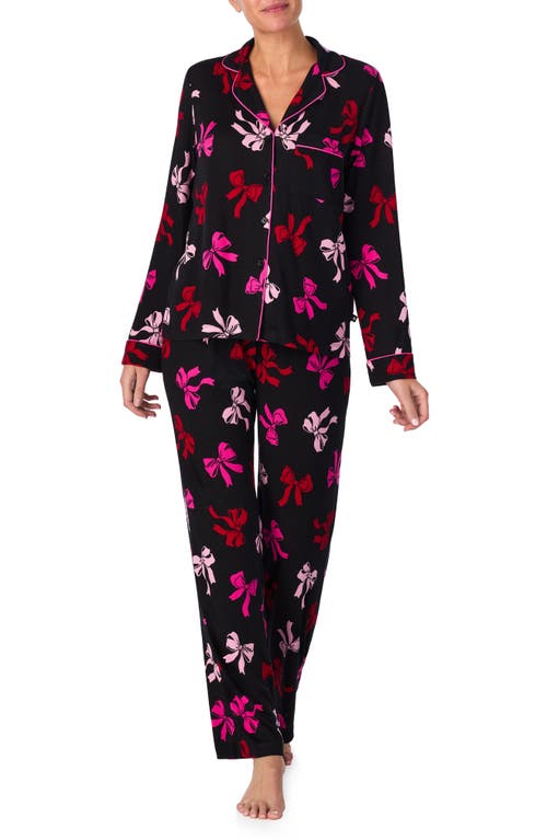 Shop Kate Spade New York Print Pajamas In Black