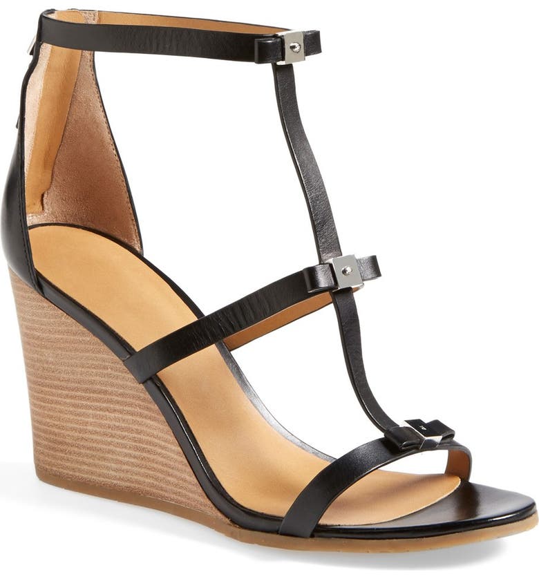MARC BY MARC JACOBS Cube Bow Leather Wedge Sandal (Women) | Nordstrom