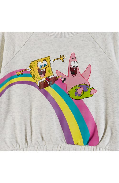 ANDY & EVAN ANDY & EVAN KIDS' SPONGEBOB PINEAPPLE DRESS & SWEATSHIRT SET