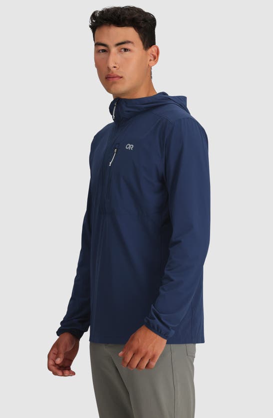 Outdoor Research Astroman Air Sun Half Zip Hoodie In Cenote