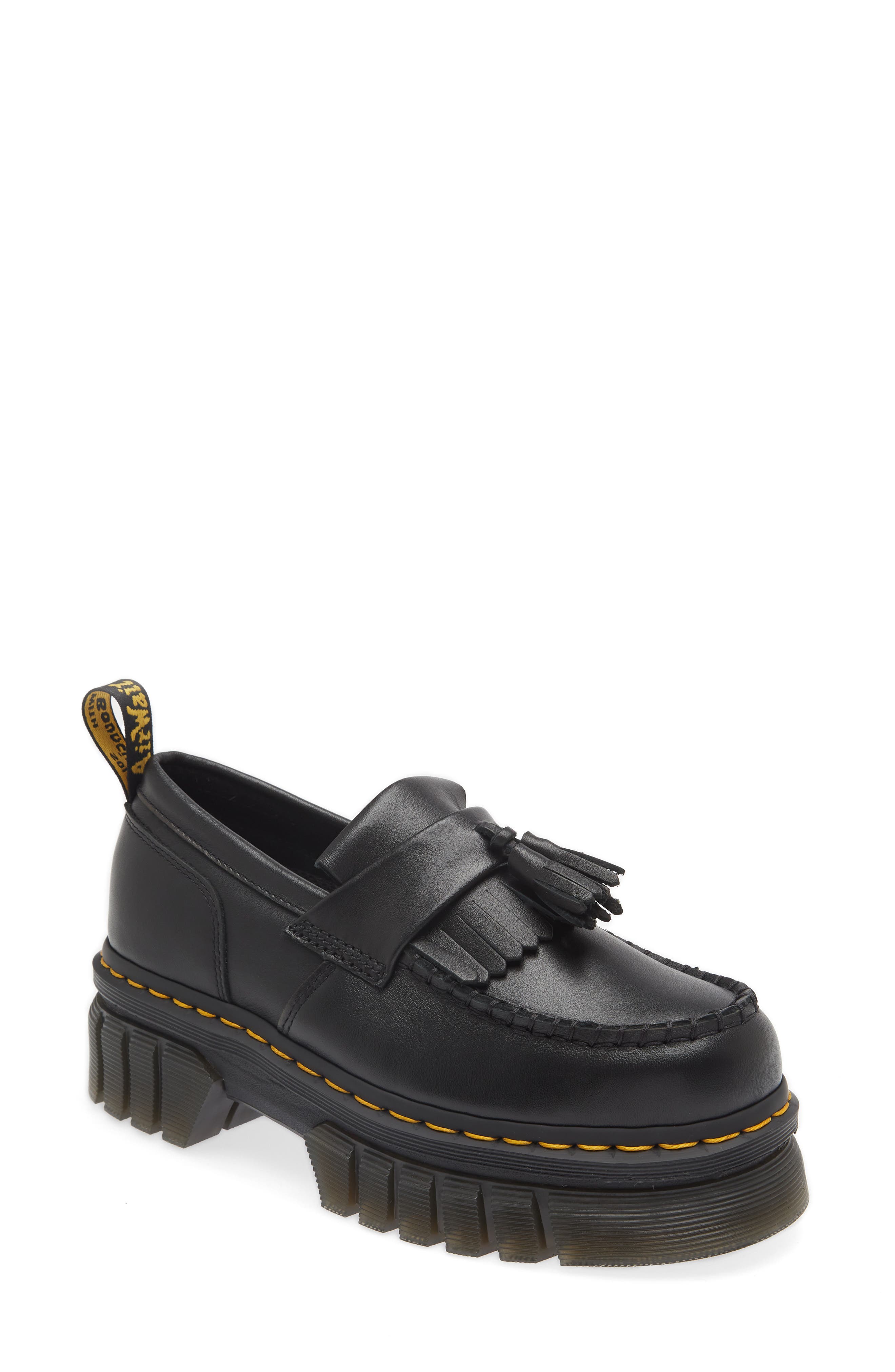 激安の Loafer Audrick 専用 Dr.martens BLACK UK4 ローファー/革靴