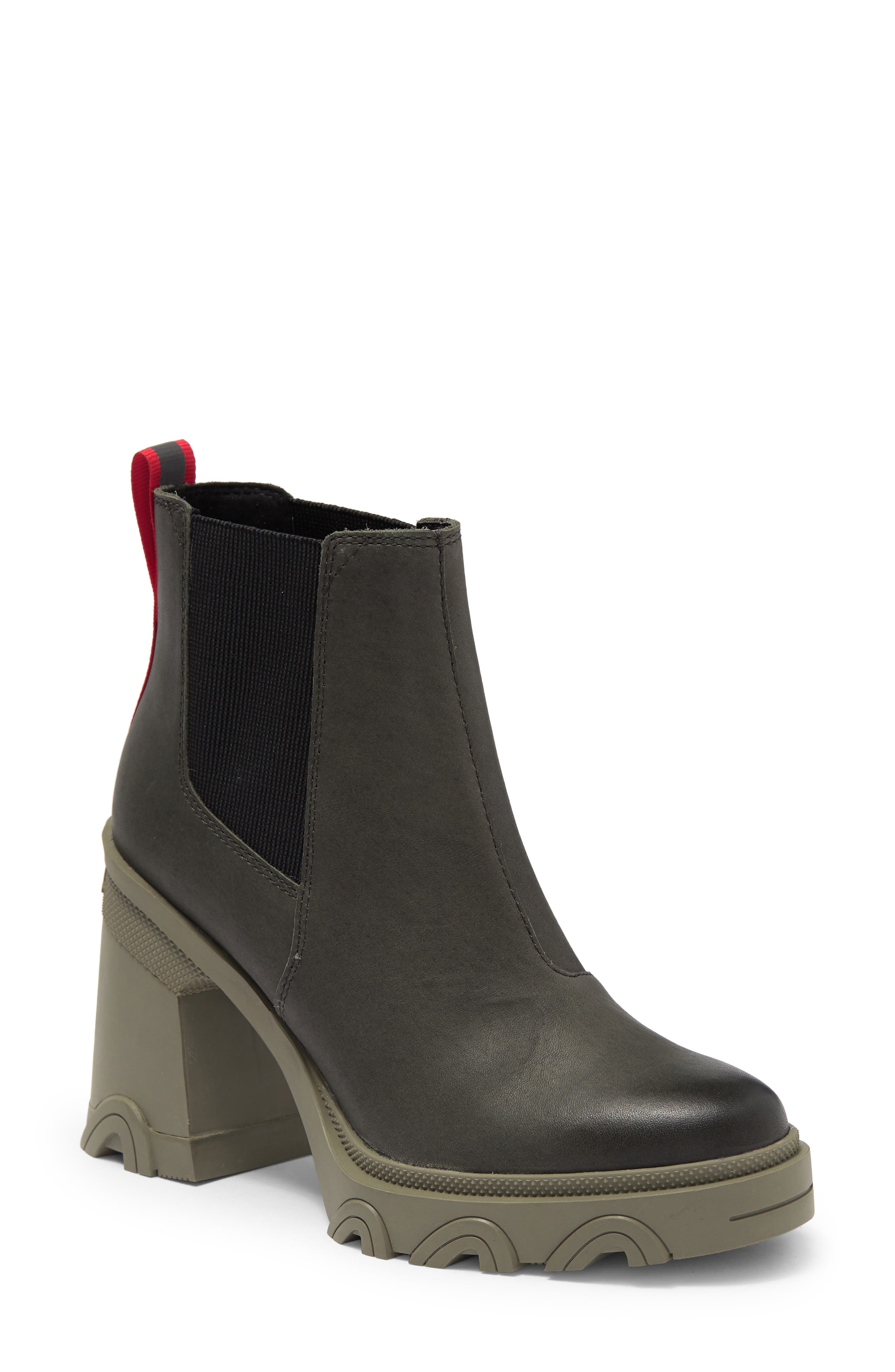 Block Heel Waterproof Chelsea Boot 