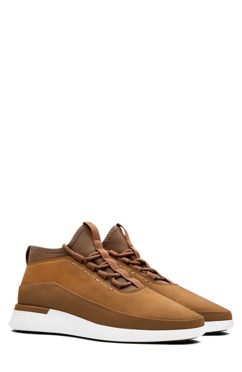 Wolf & Shepherd Crossover™ Mid Sneaker In Honey/white