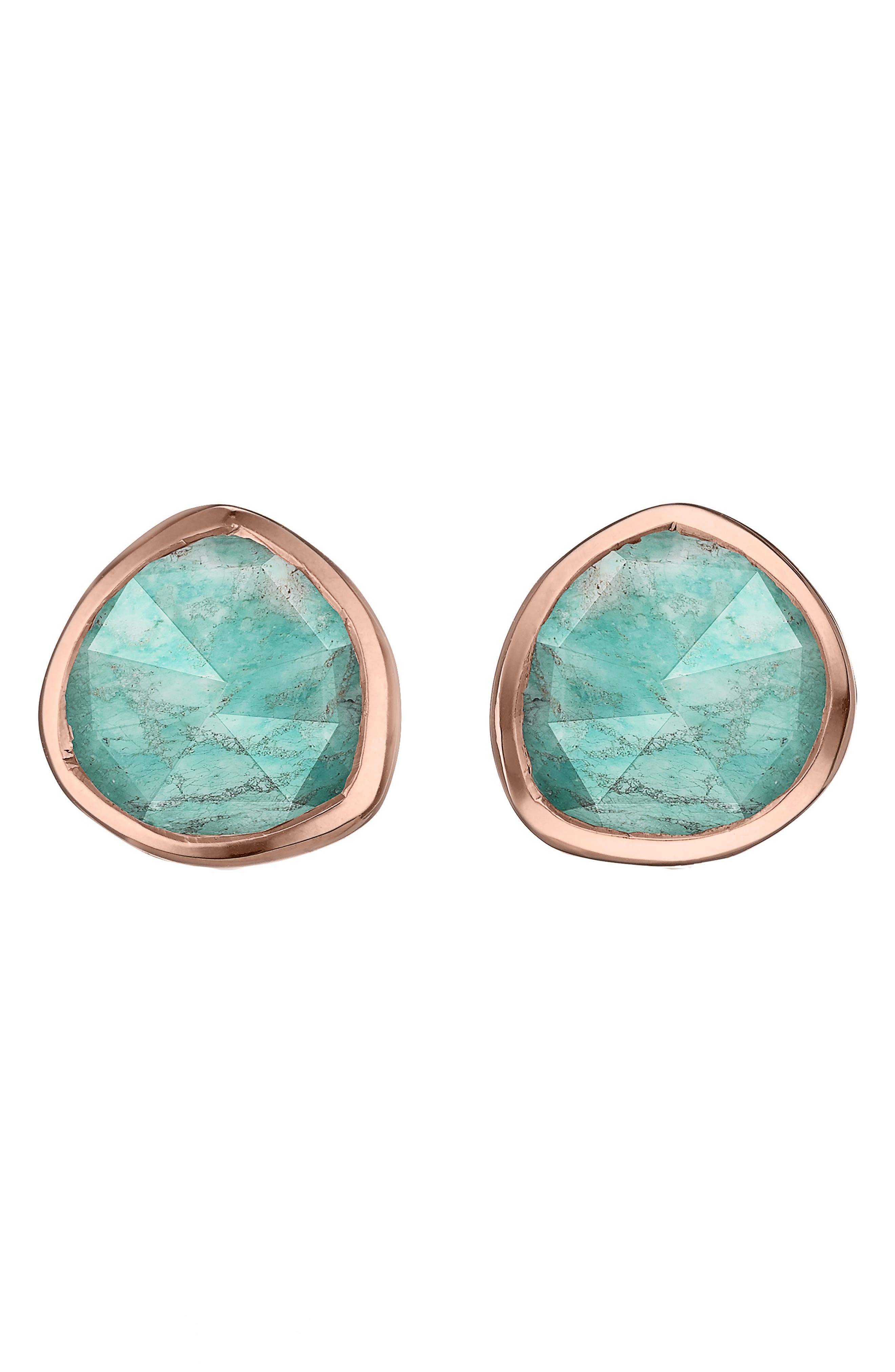 blue green earrings