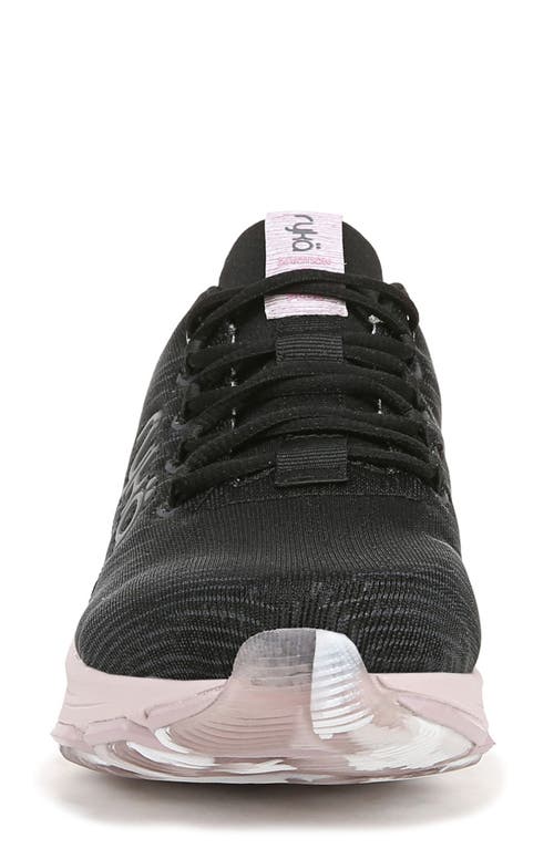 Ryka Ferocity Womens Performance Slip On Running Shoes In Black Lilac