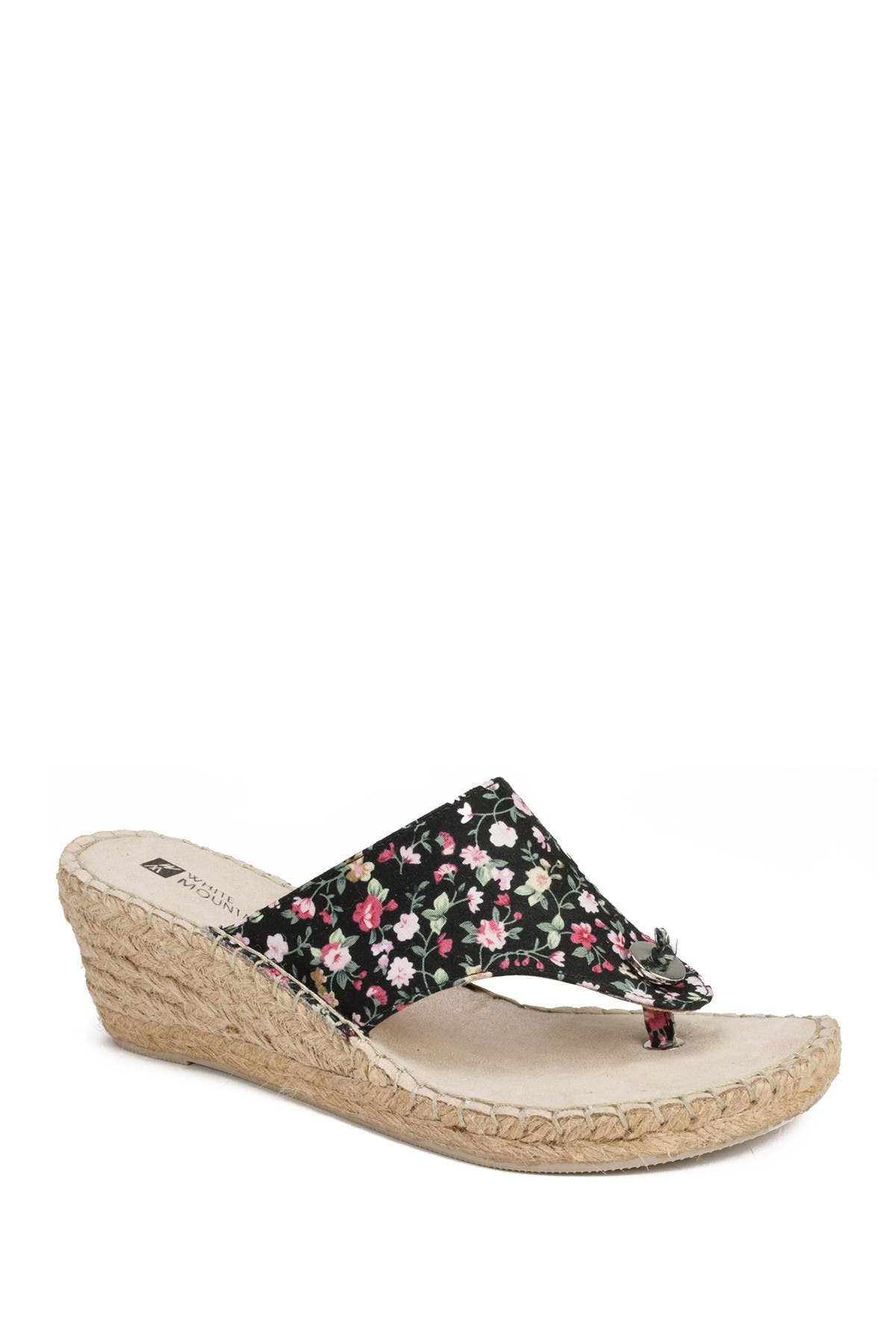 white mountain espadrille wedges