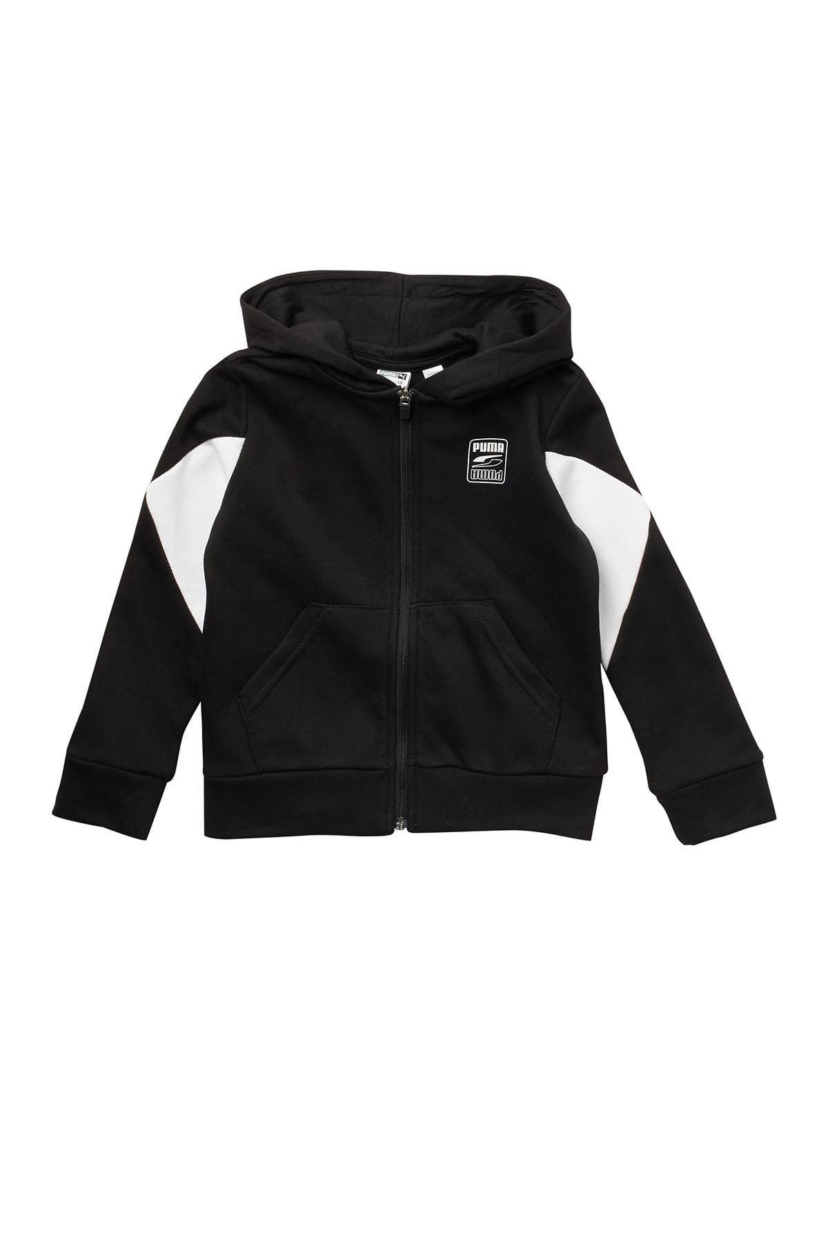 puma color block hoodie