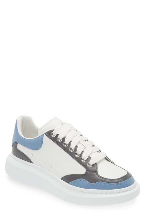 Alexander Mcqueen Oversize Retro Sneaker In Navy/ash Grey/white