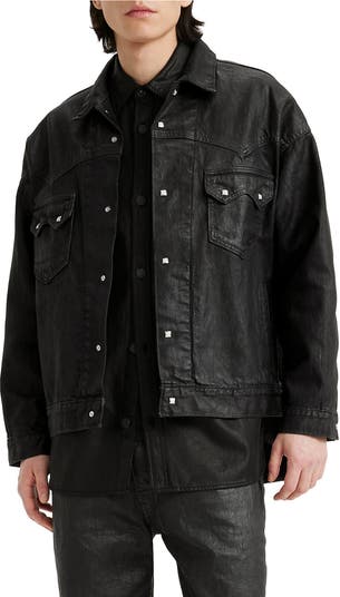 Levi's, Jackets & Coats, Levis Purple 0 Cotton Denim Like Button Up Jacket  Medium