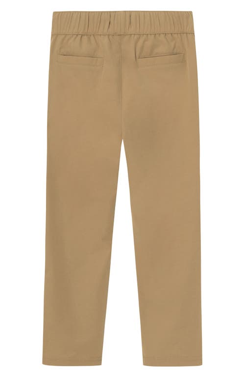 Shop Andy & Evan Kids' Hybrid Drawstring Waist Pants In Khaki