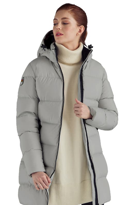 Triple F.a.t. Goose Puffer Down Parka In Quiet Grey