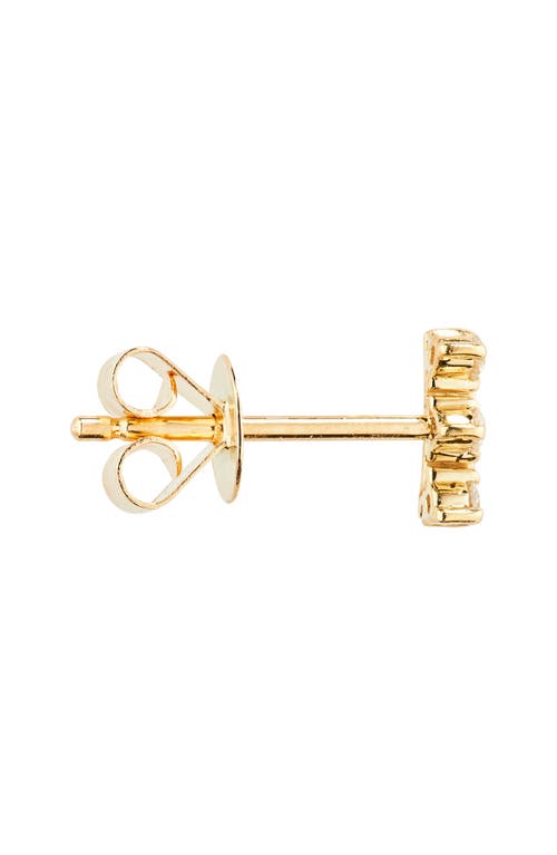 Shop Bony Levy Icon Diamond Stud Earrings In 18k Yellow Gold