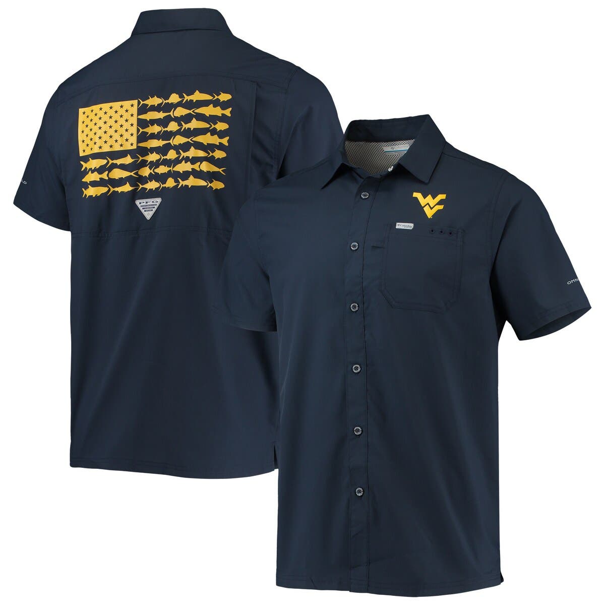 columbia wvu shirt