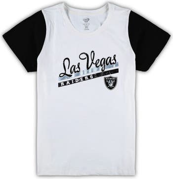 Las Vegas Raiders Youth Holiday Long Sleeve T-Shirt & Pants Pajama Set -  Black