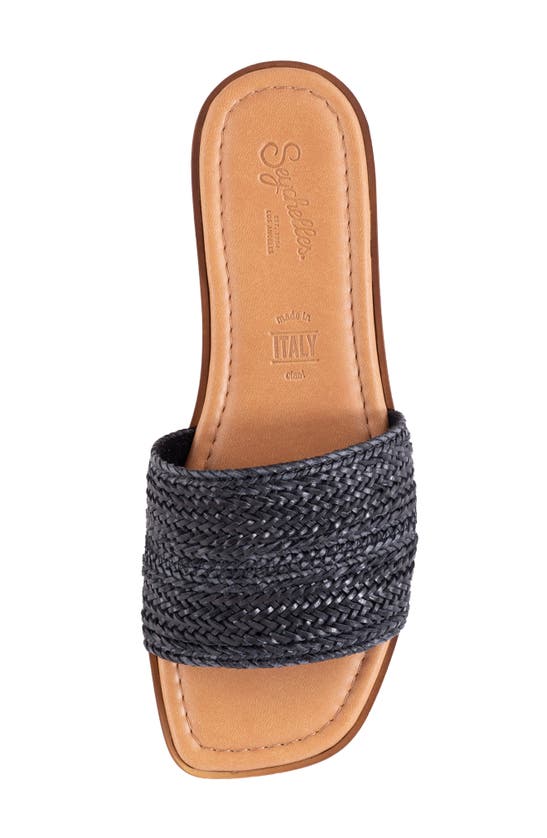 Seychelles Palms Perfection Slide Sandal In Black