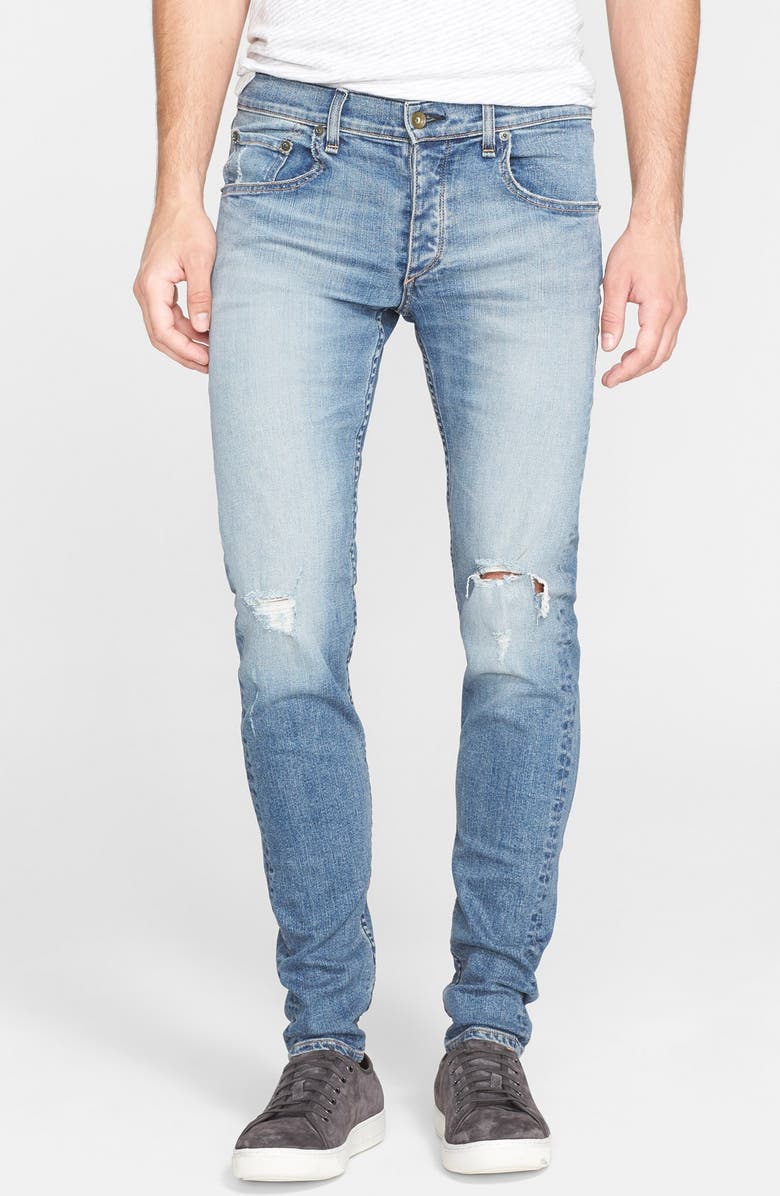 rag & bone 'Fit 1' Skinny Fit Jeans (Mariner Blue) | Nordstrom