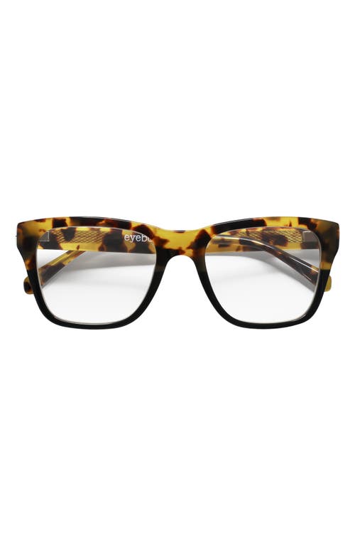 Kvetcher 54mm Square Reading Glasses in Tortoise/Black/Clear
