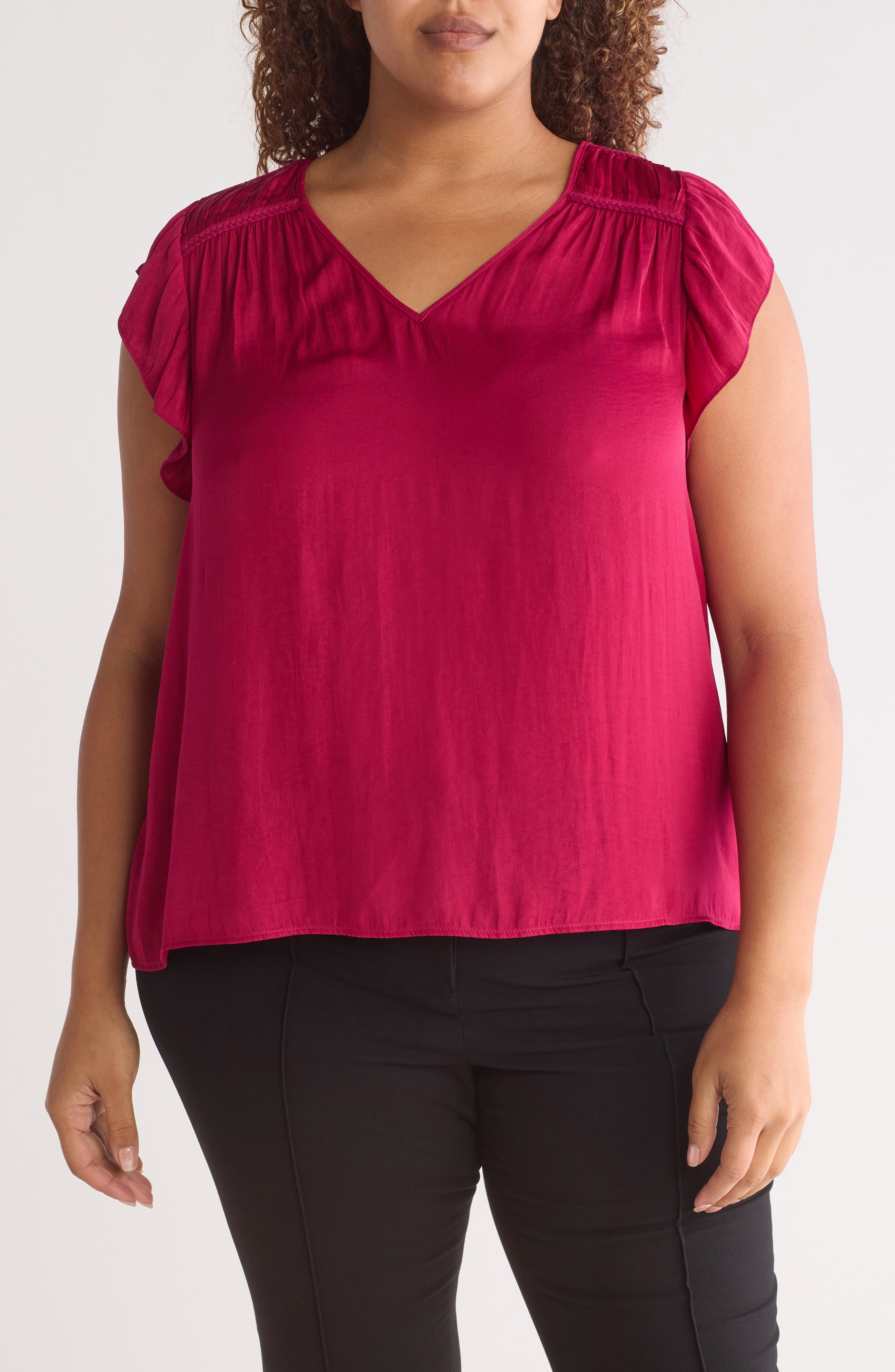 Pink Plus Size Blouses | Nordstrom Rack