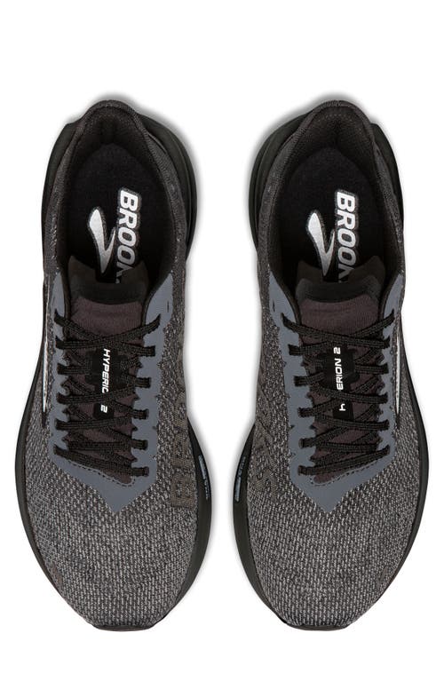 Shop Brooks Hyperion 2 Running Shoe In Black/ebony/primer Gray