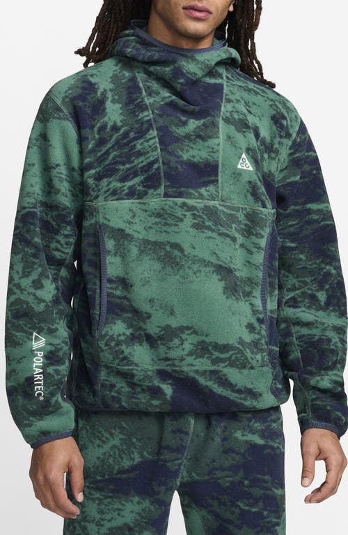 Nike Acg Wolf Tree Polartec® Fleece Hoodie In Green