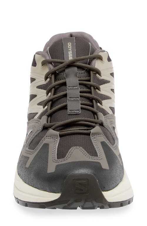 Salomon Gender Inclusive Odyssey Running Shoe In Pewter/beluga/moonscape