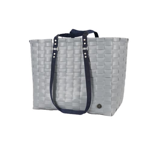 Handed By Go! Sport Recycled Plastic Weekender Bag In Steel Grey/blue