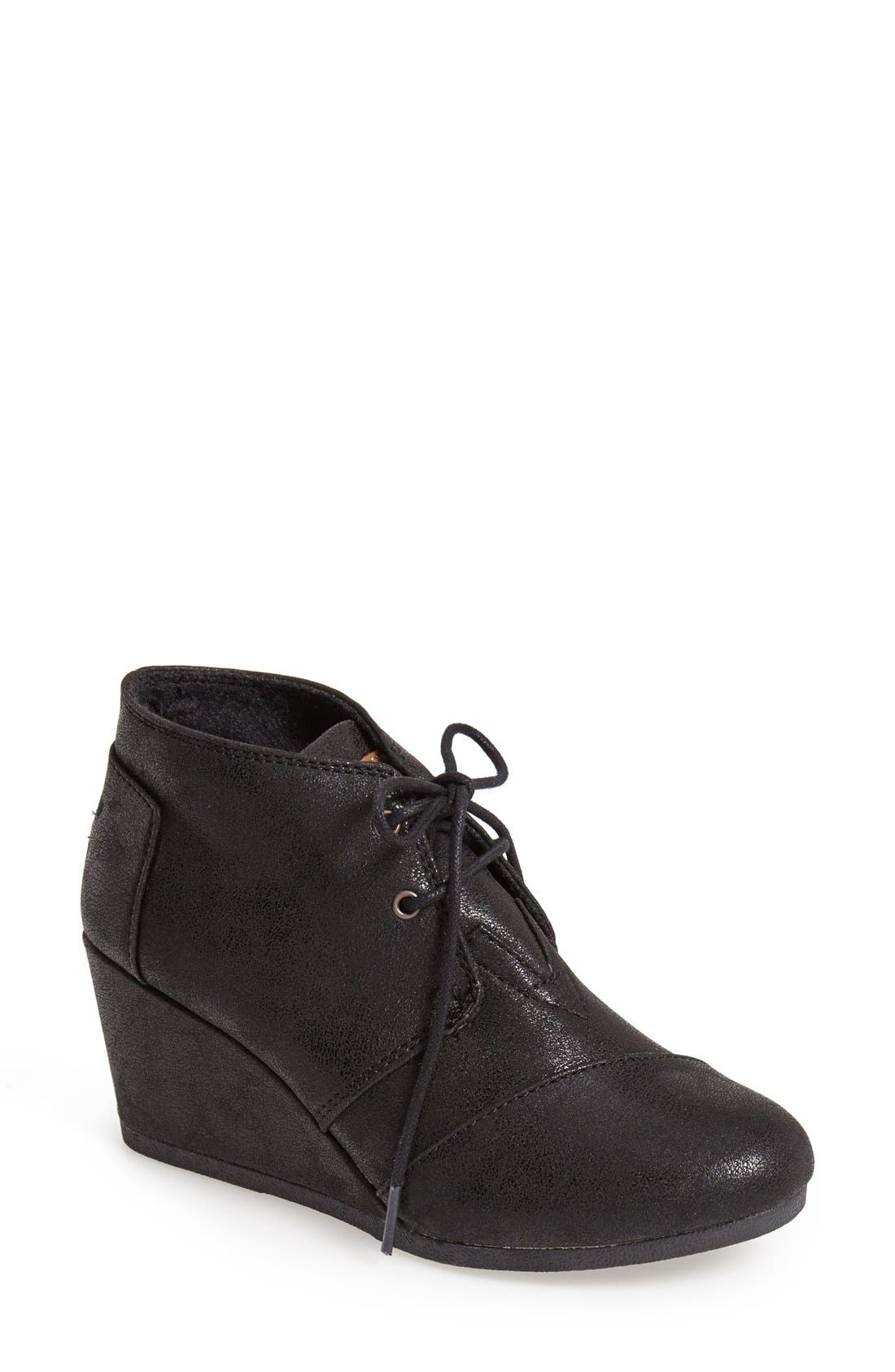toms melrose wedge bootie