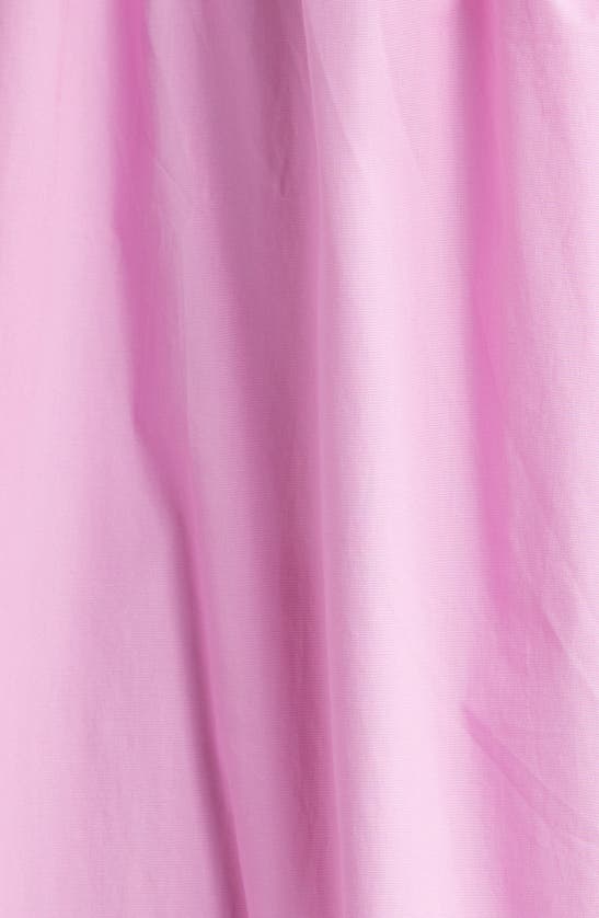 Shop Maggy London Tie Waist Sleeveless Stretch Poplin Shirtdress In Pastel Lavender