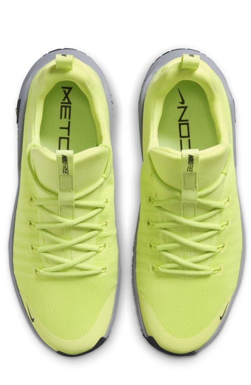 Shop Nike Free Metcon 6 Training Shoe In Light Lemon Twist/grey/black