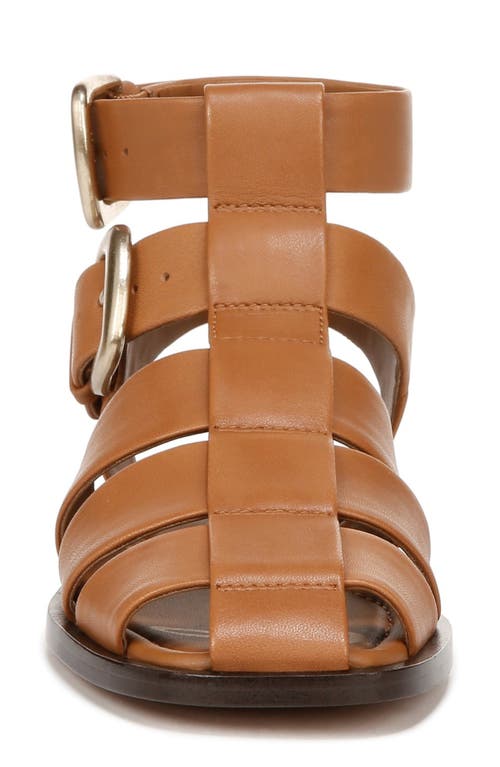 Sam Edelman Dawn Ankle Buckle Sandal Saddle Leather In Saddle Se