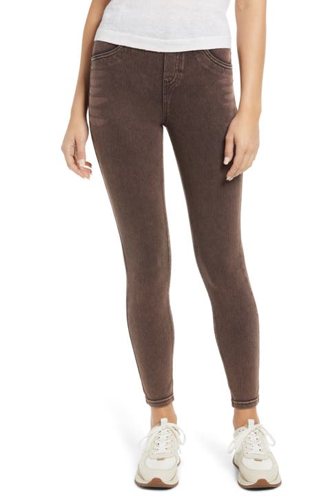 ZEZA B BY HUE Side Slit Faux Suede Leggings, $58, Nordstrom