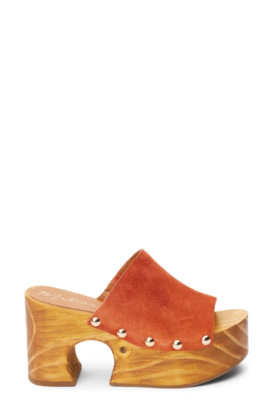 Shop Matisse Knox Platform Sandal In Rust