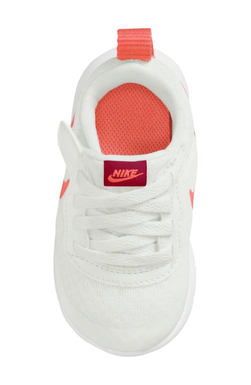 Shop Nike Kids' Tanjun Ez Sneaker In White/orange/red