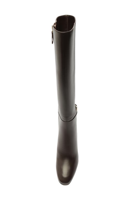 Shop Alexandre Birman Candance Knee High Boot In Dark Brown