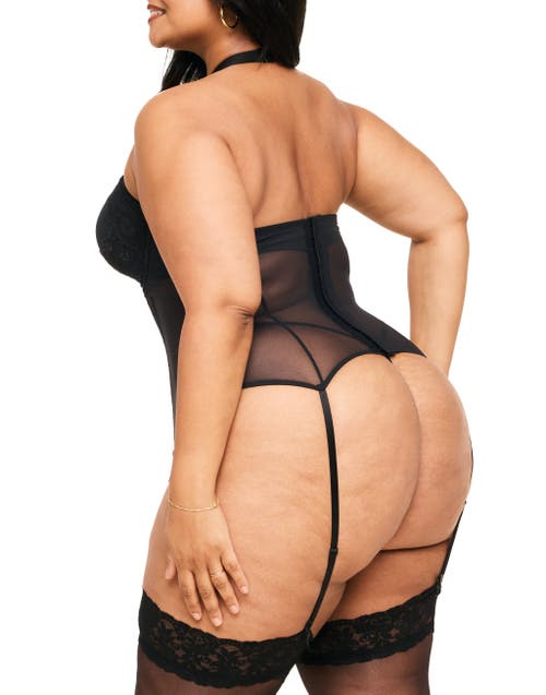 Adore Me Shelly Contour Plunge Bustier In Black