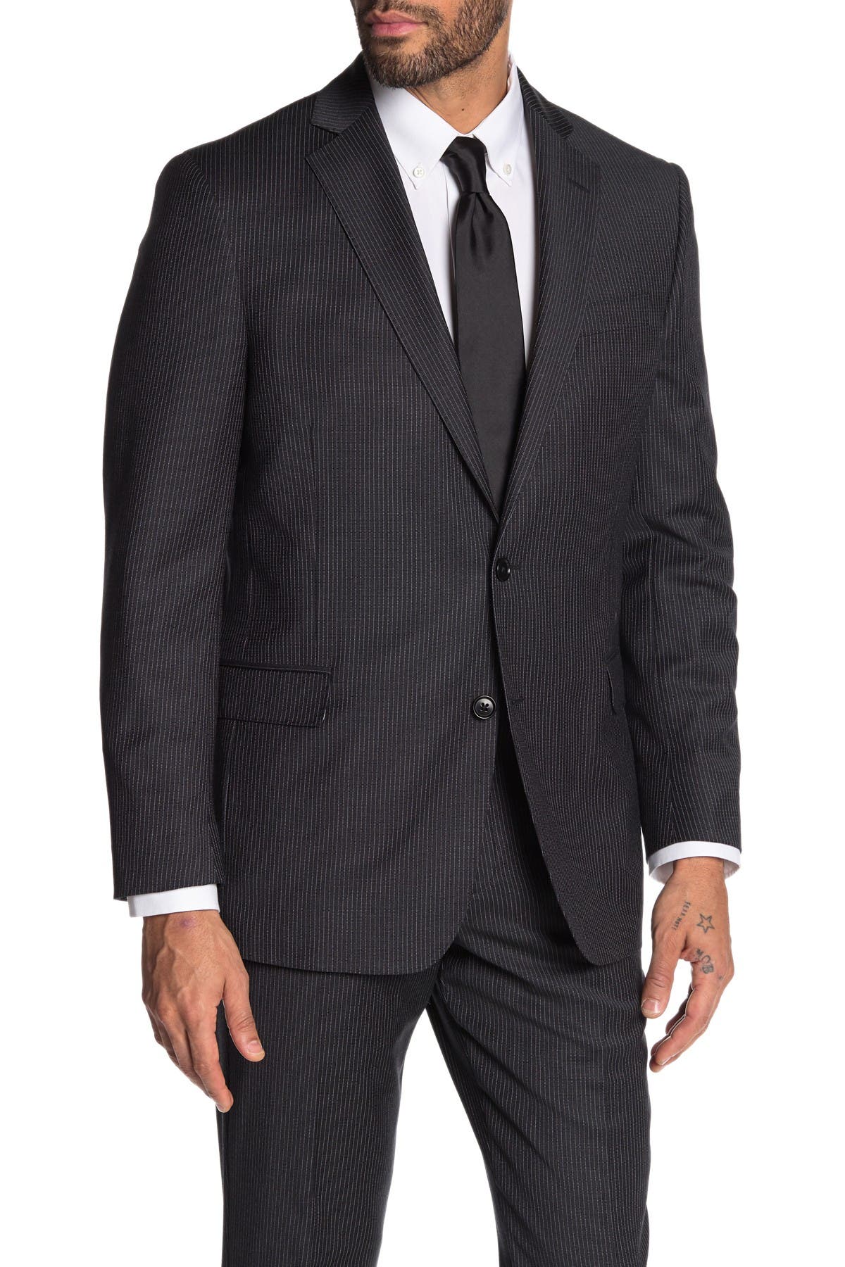 brooks brothers pinstripe suit