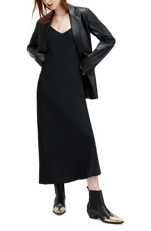 Allsaints Bryony Sleeveless Dress In Black