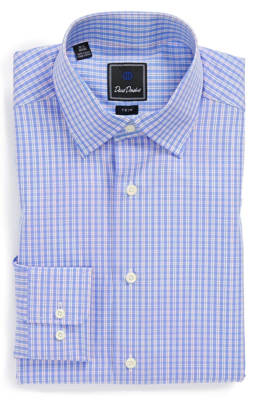 David Donahue Trim Fit Dress Shirt Nordstrom