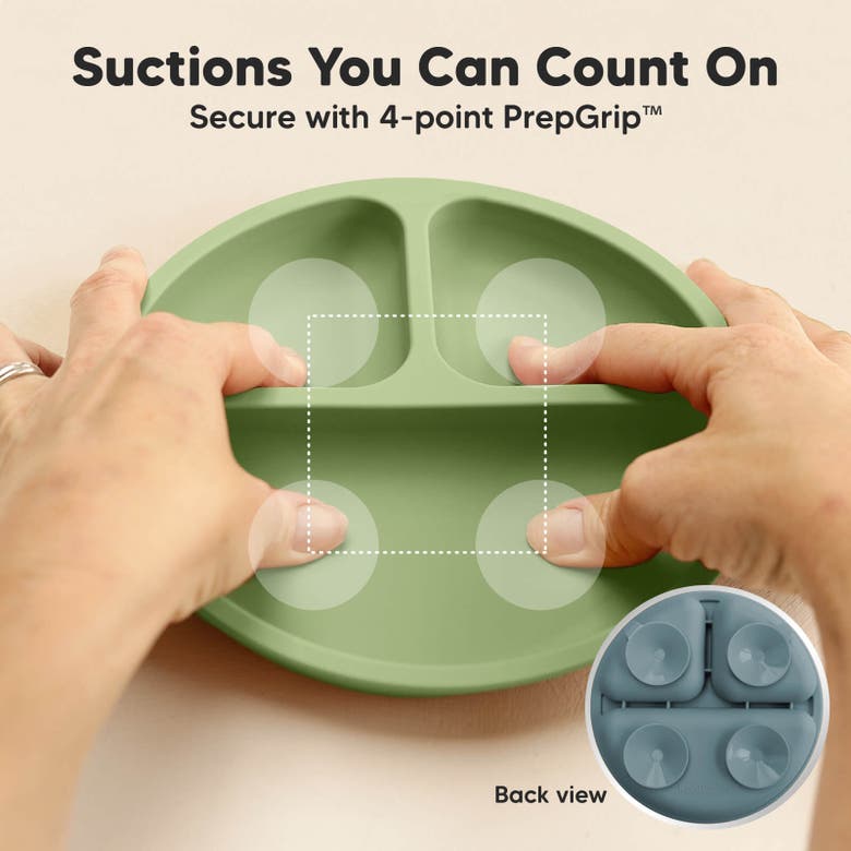 Shop Keababies 3-pack Prep Silicone Suction Plates In Desert